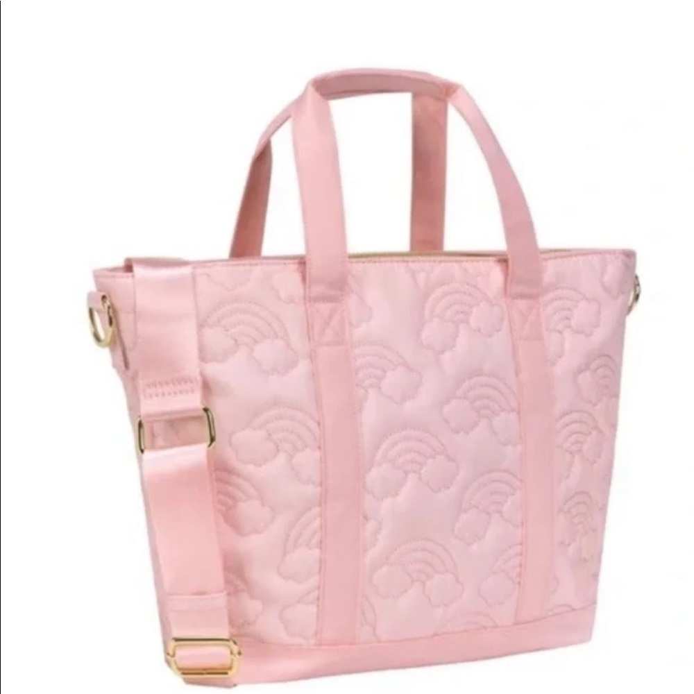 Stoney Clover Lane Mini Puffy Tote Over The Rainbow
